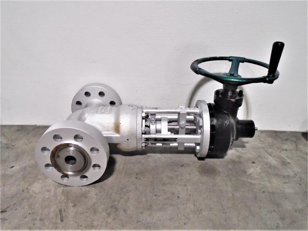 Xanik 2" 2500# WCB Gear Operated Globe Valve, Fig# 2"-BP25J-WCB-3-6-E